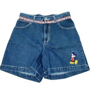 Disney Women's Blue Denim Shorts